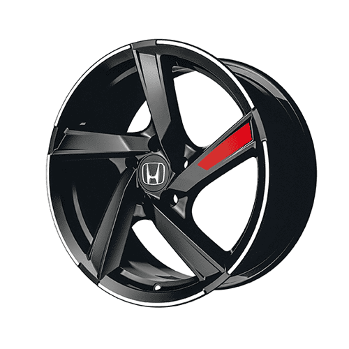 Honda 18" Black Wheel Decal (Civic) 08W18-TBA-XXX