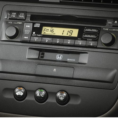 Honda Cassette Player (Accord, Civic, Element, CR-V, Odyssey, Pilot, Prelude) 08A03-5B1-050    